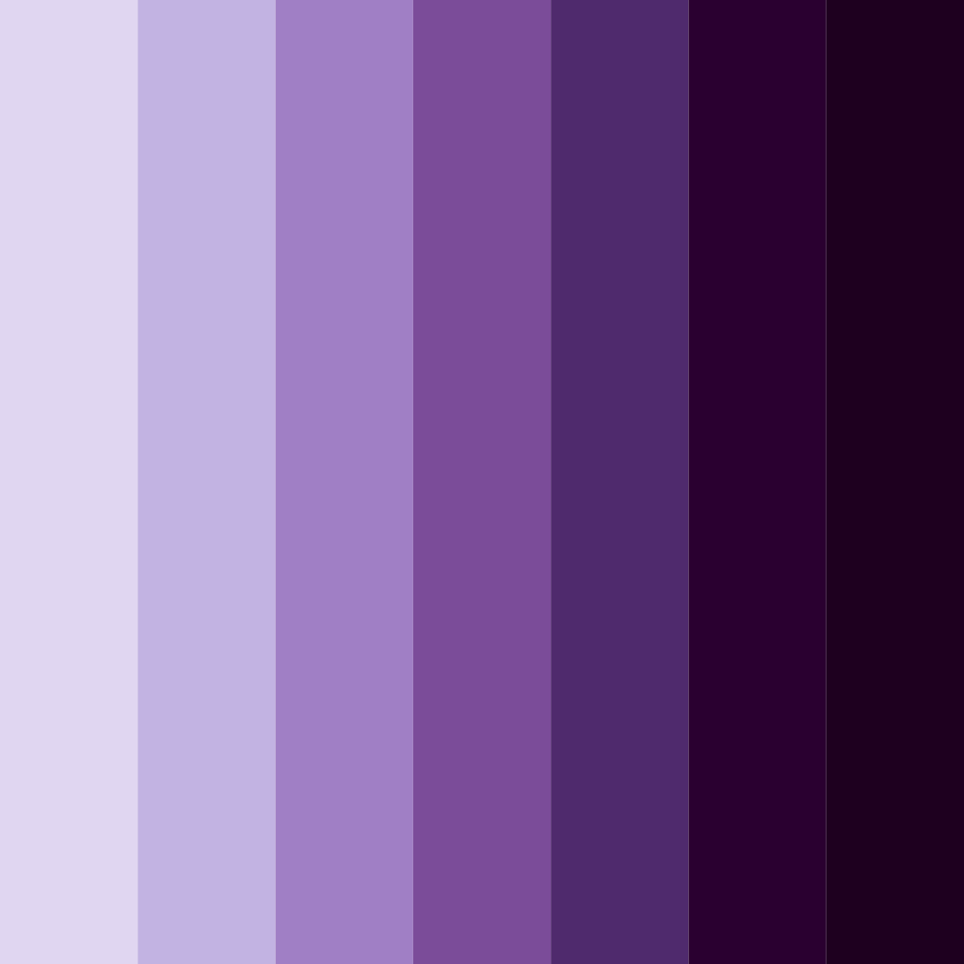 Download enchanted twilight color palette PNG image (square)