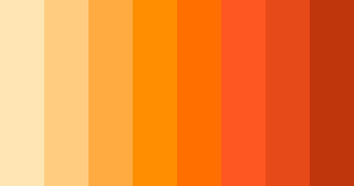 Download citrus sunrise color palette PNG image (landscape)