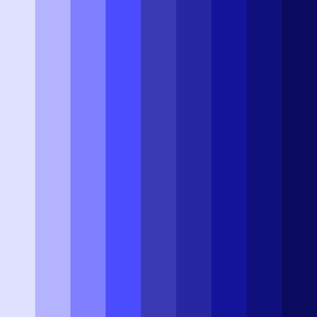 Download midnight serenade color palette PNG image (square)