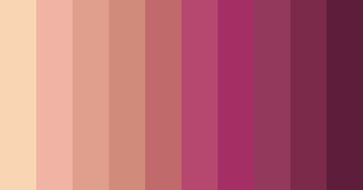 Download rose gold elegance color palette PNG image (landscape)
