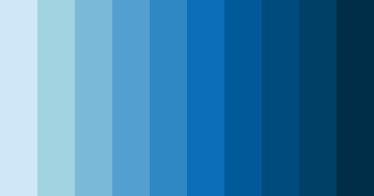 Download blue medical color palette PNG image (landscape)