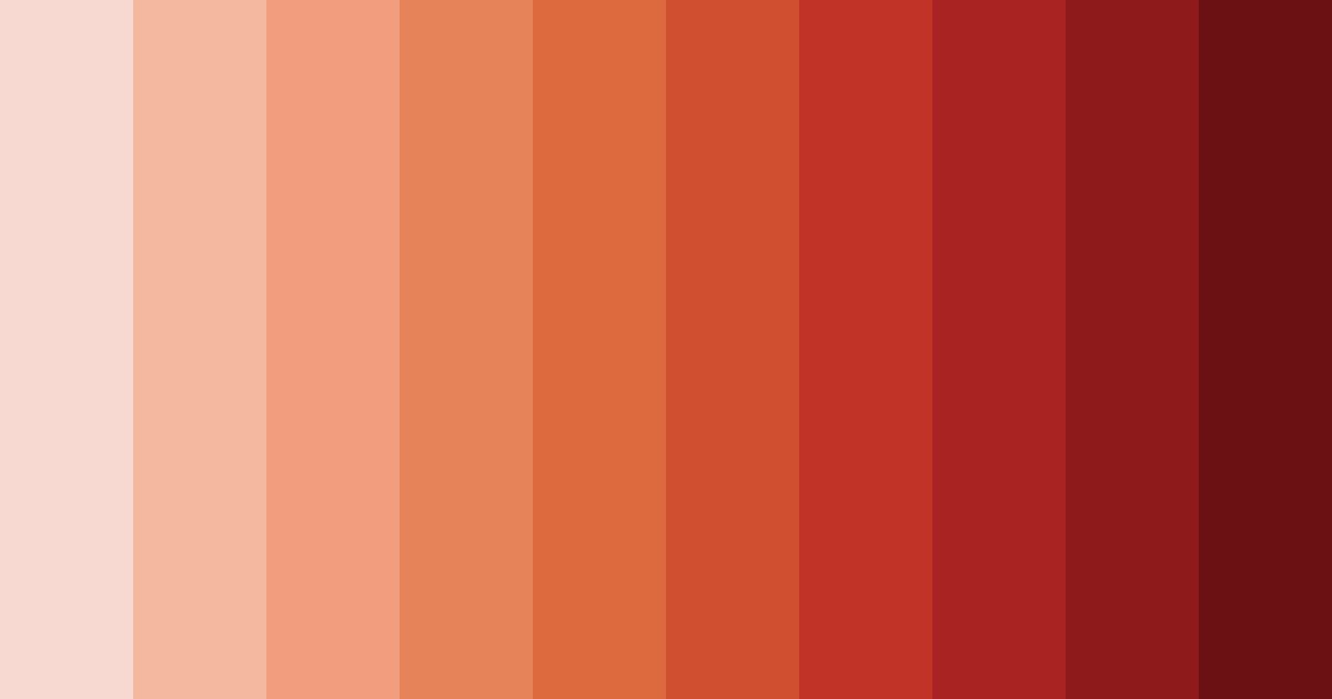 Download peach sunset color palette PNG image (landscape)
