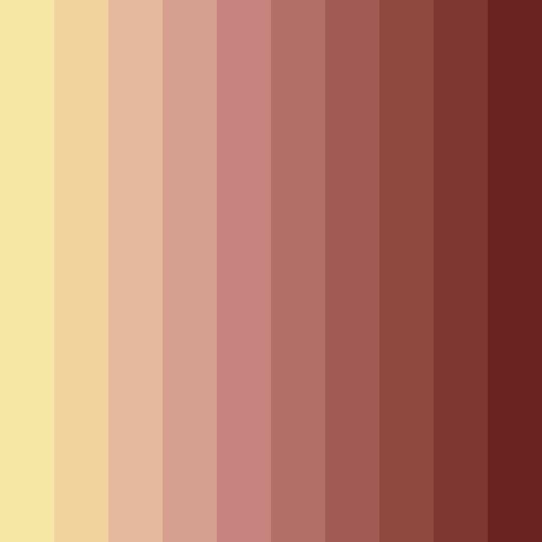 Download desert sunrise color palette PNG image (square)
