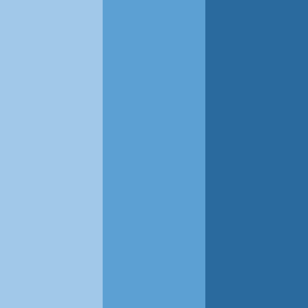 Download serene azure dream color palette PNG image (square)