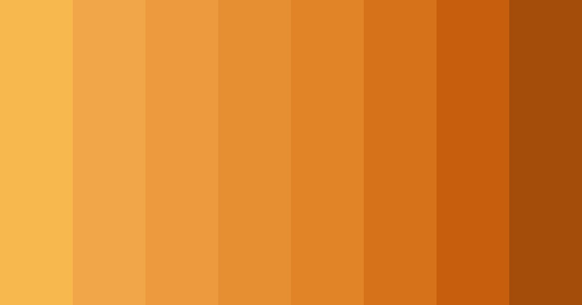 Download orange sunrise color palette PNG image (landscape)