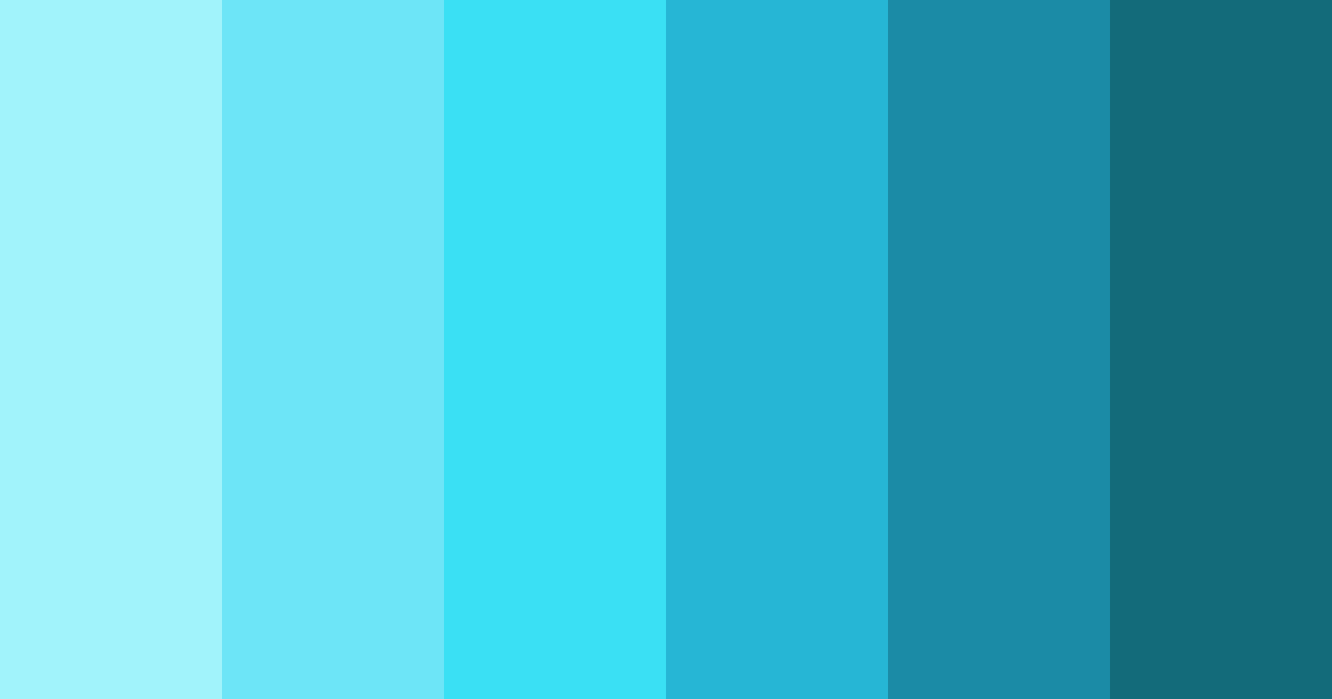 Download bright aqua color palette PNG image (landscape)