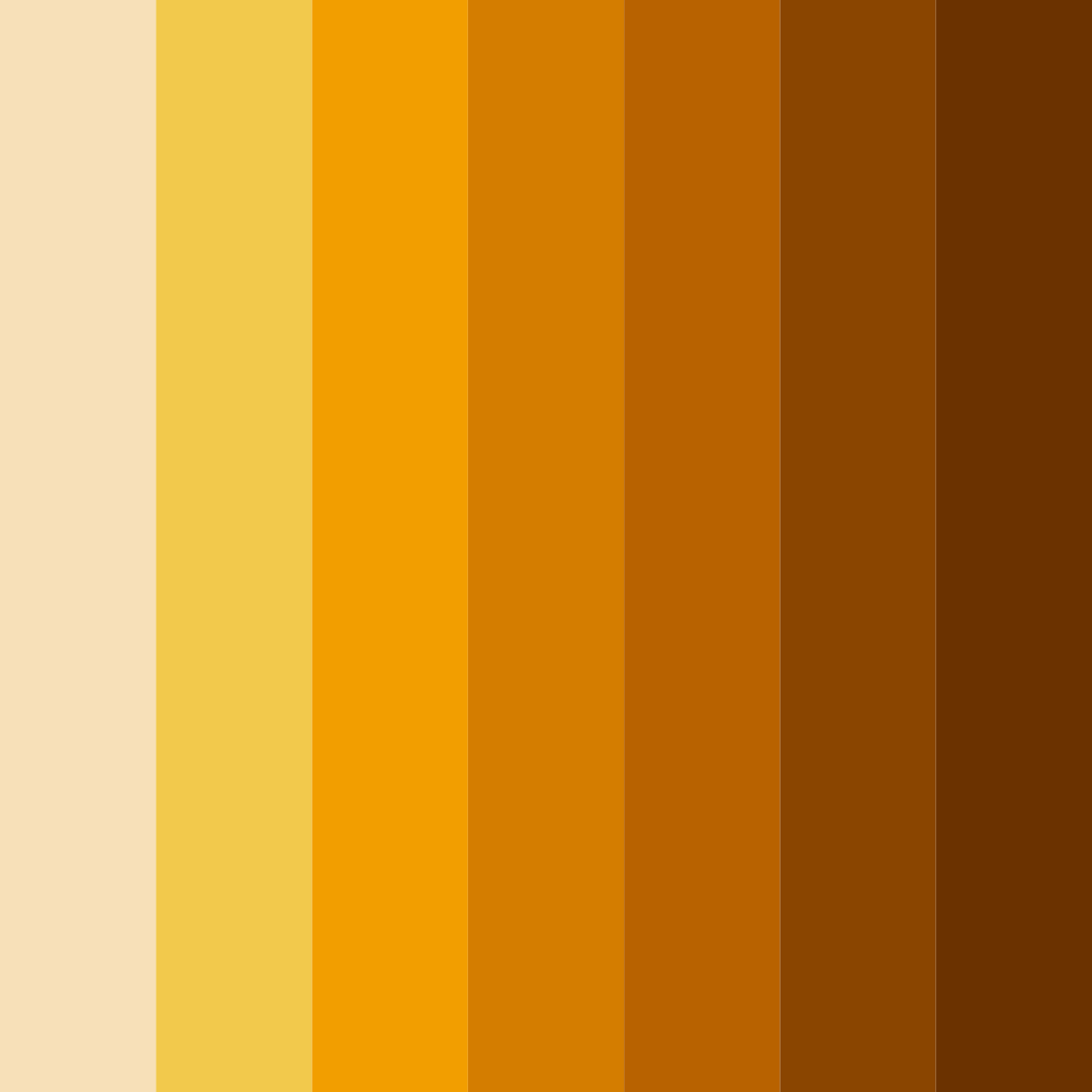 Download brown sunset color palette PNG image (square)