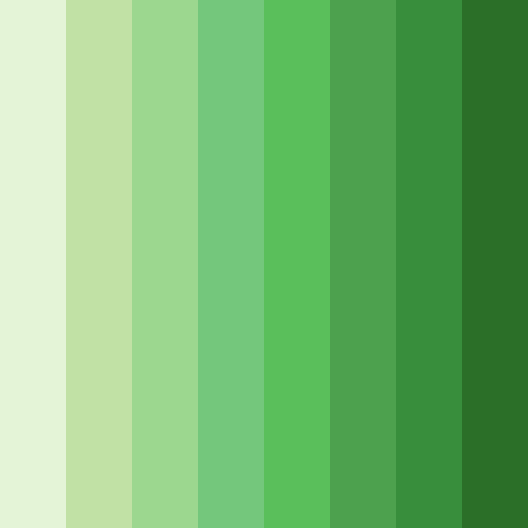 Download verdant horizon color palette PNG image (square)