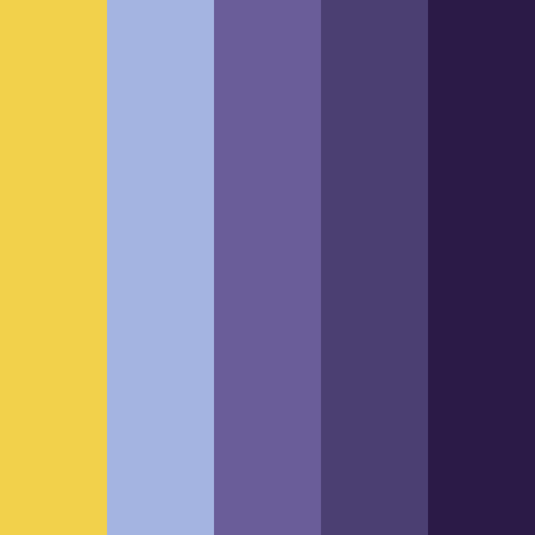 Download royal twilight dreams color palette PNG image (square)