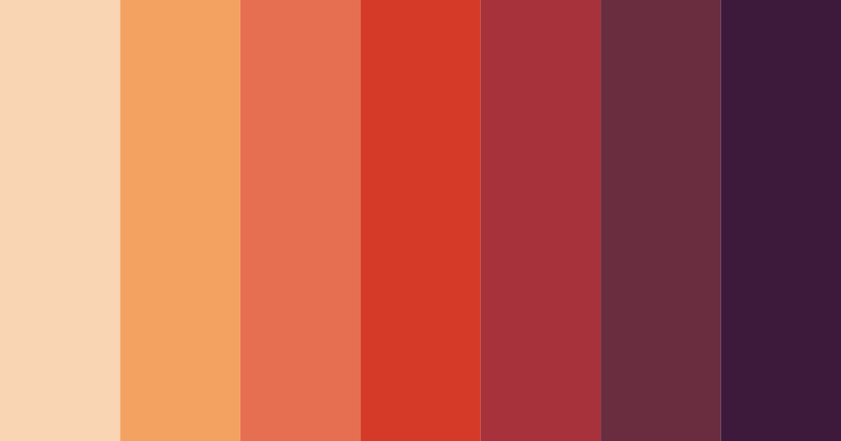 Download autumn ember dream color palette PNG image (landscape)