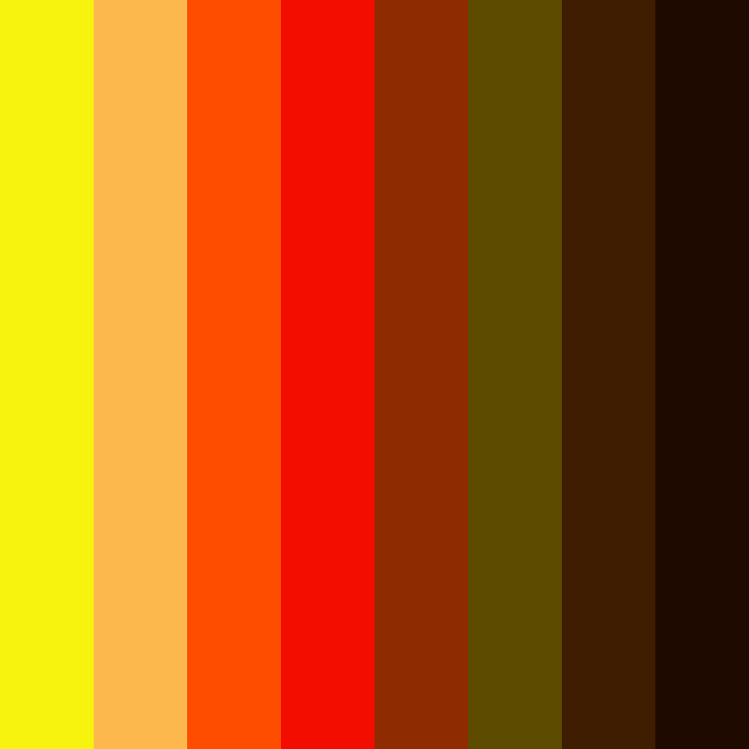 Download rasta yellow color palette PNG image (square)