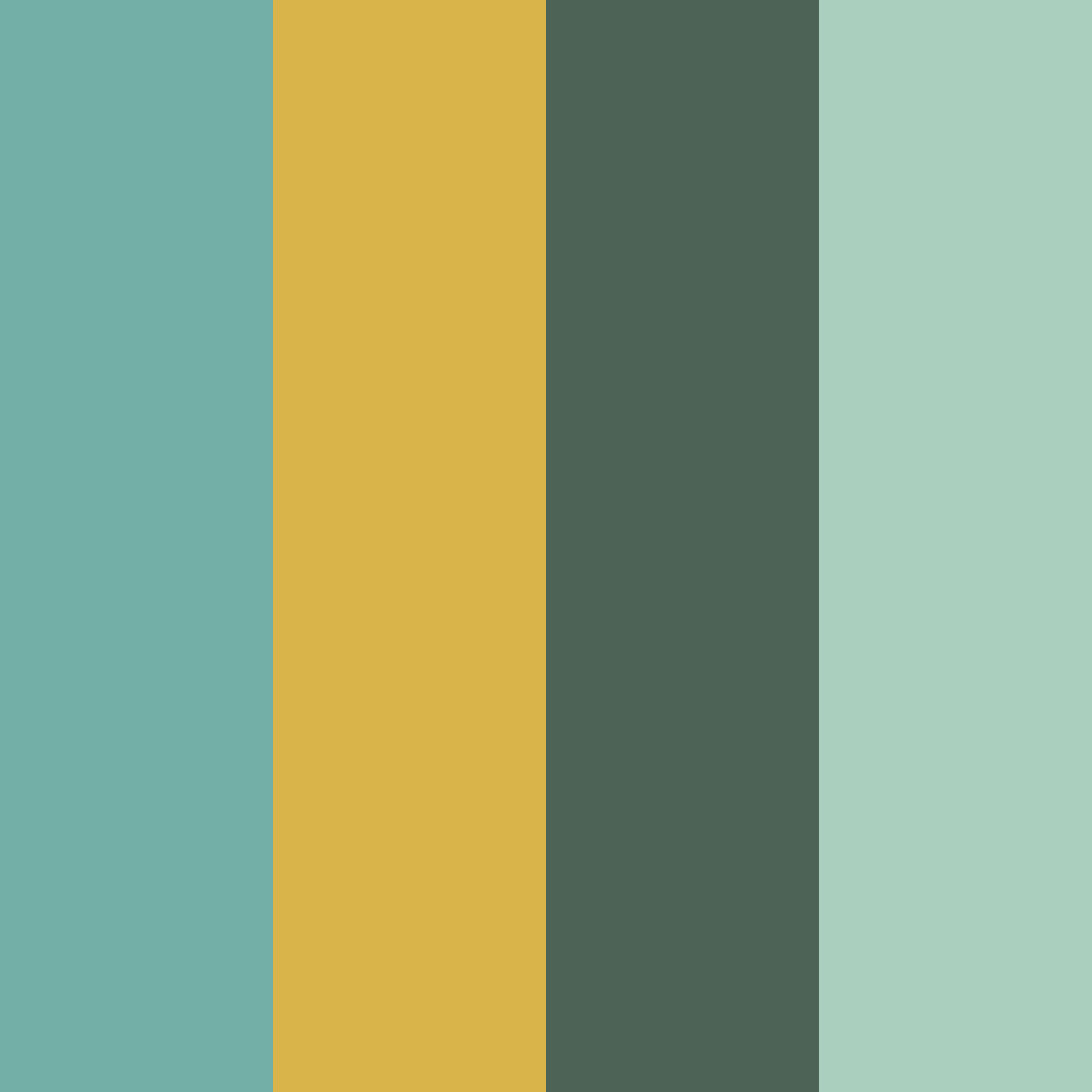 Download desert sunset color palette PNG image (square)